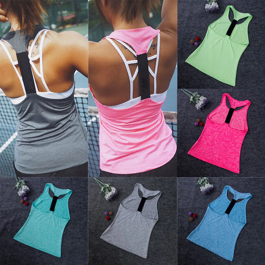 Sleeveless Women Sport Shirts