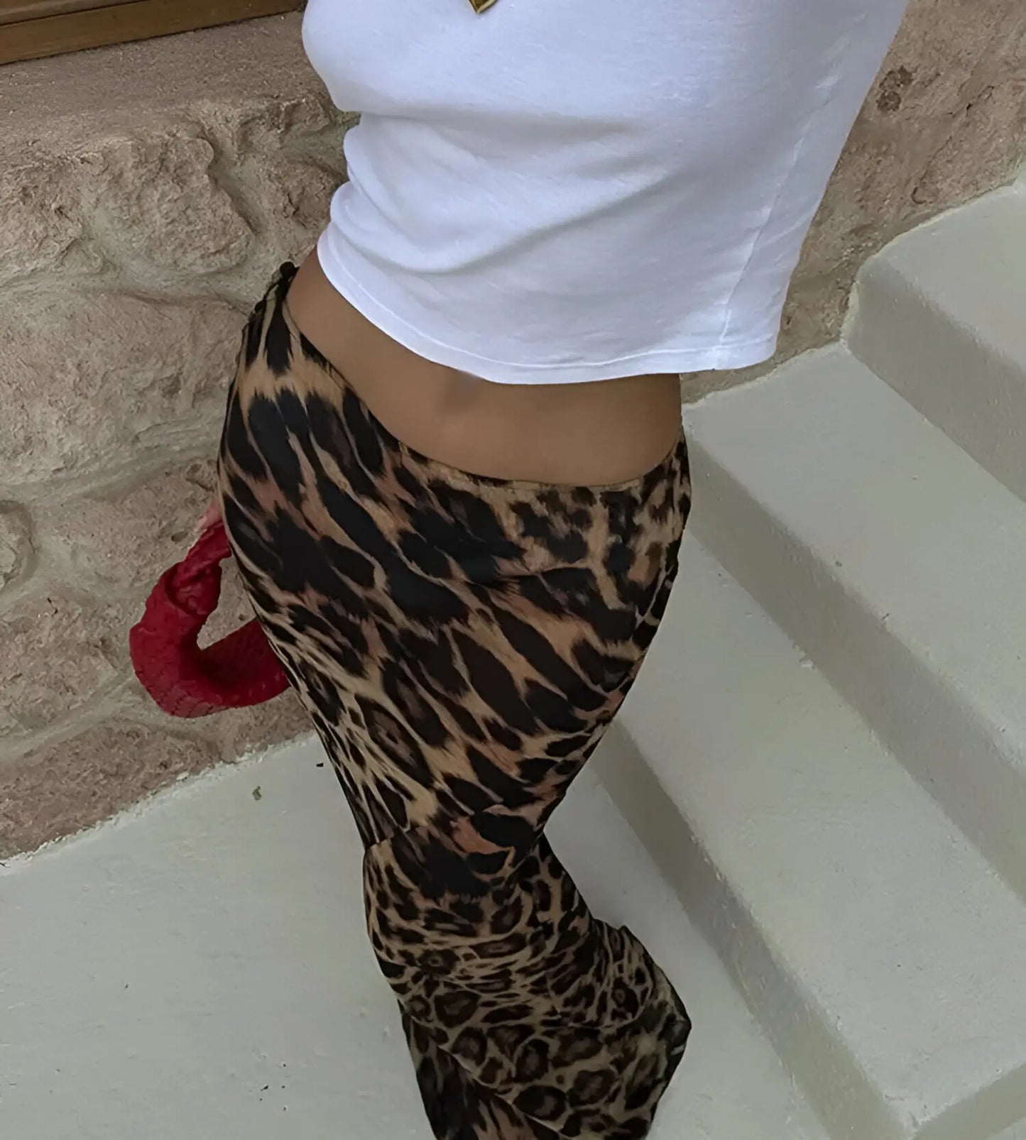 Leopard Print Skirt