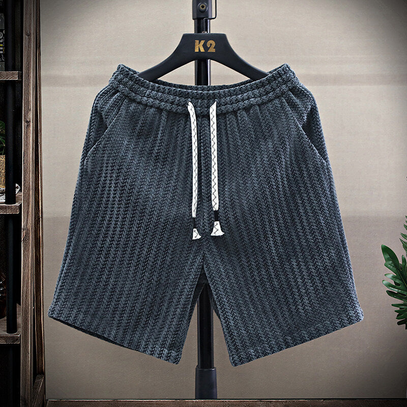 Loose-Fit Striped Versatile Shorts