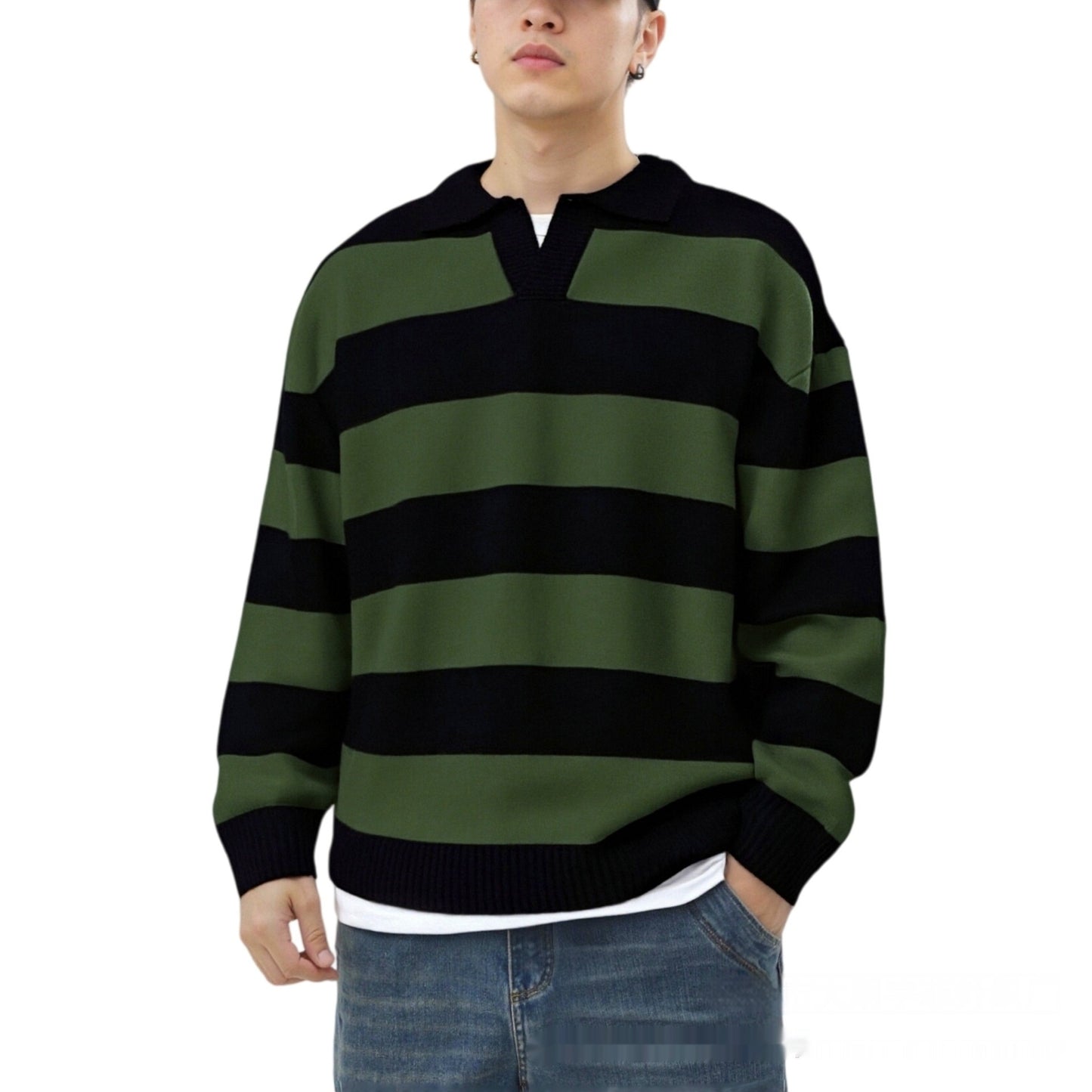 Men's Casual V-Neck Pullover