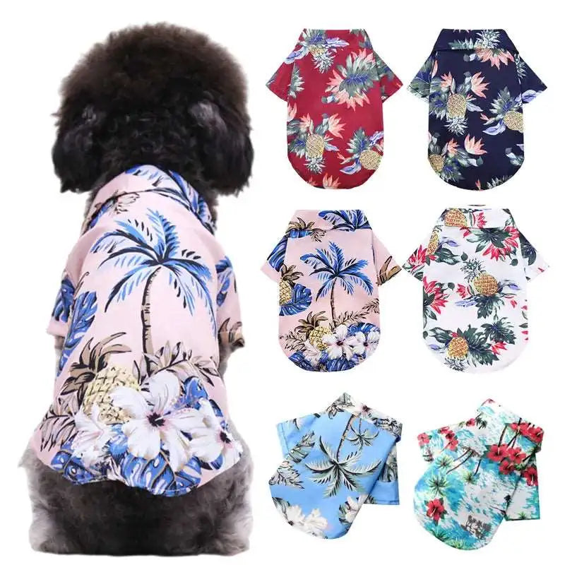 Tropical Dog T-Shirts